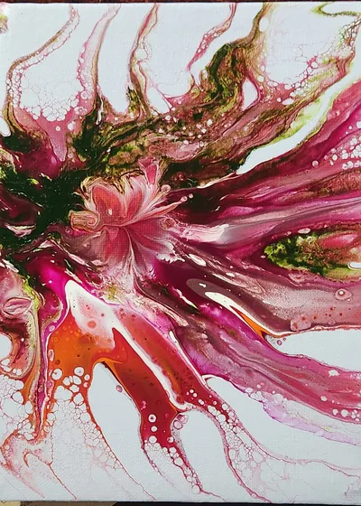 Flower with Lacy Tentacles