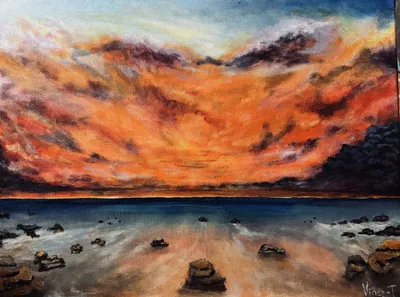 Summer sunrise on the Gulf