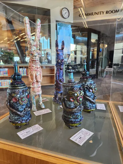 The Phouka and Others Mixed Media Sculptures Encinitas CA Library 2