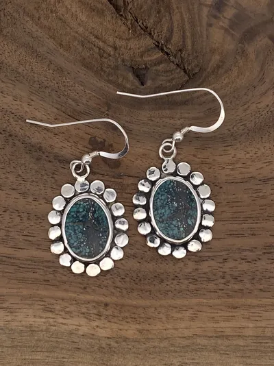 Sterling Silver and Turquoise Earrings