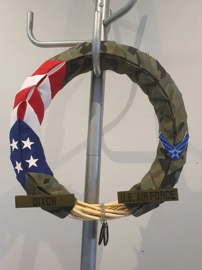 Wreath for the Spouse of Air Force Veteran James Dixon