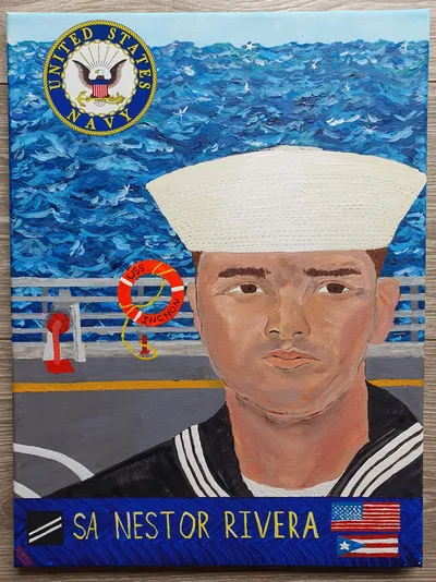 Portrait of Nestor Rivera Rojas, U.S. Navy