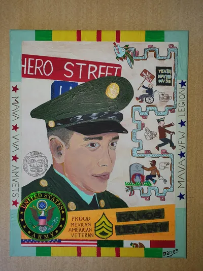 Portrait of Joseph "Ralph" Ramos, U.S. Army