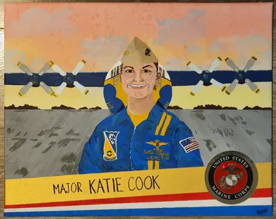 Portrait of Katie Cook, U.S. Marine Corps