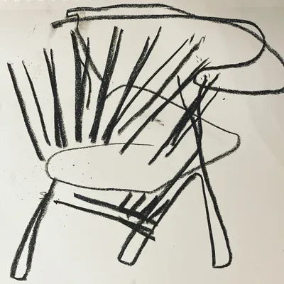 blind contour_Chair