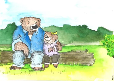 Dad &amp; Daughter Bear