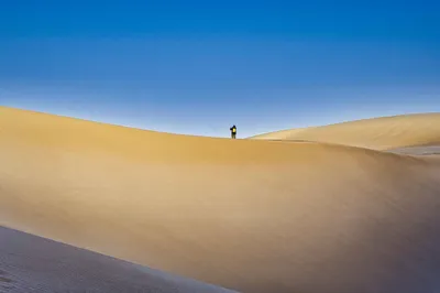 Lost in a sea of sand..