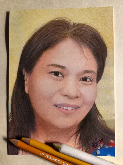 Richer #83  colored pencil