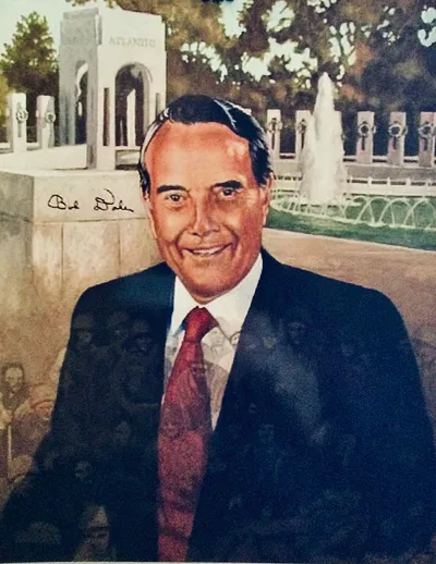 Sen. Robert J. Dole  autographed