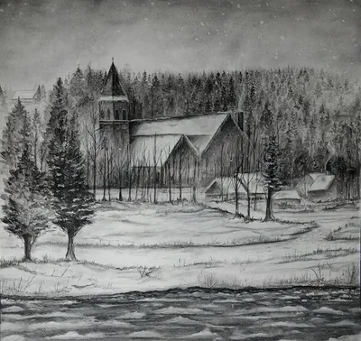 Winter along the St. John.