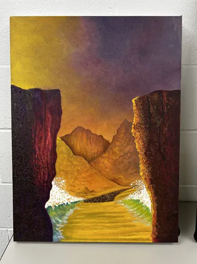 Let My People Go (oil on canvas)