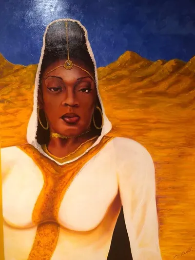 Sheba (Acrylic on canvas)