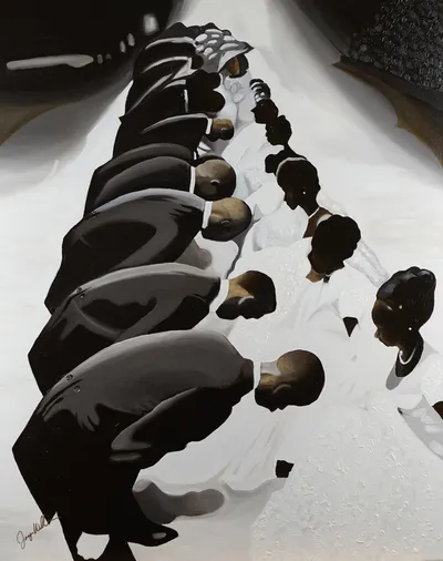 The Debutante (oil on canvas)