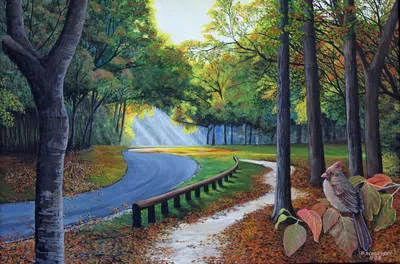 Artist Residency, Givhans Ferry State Park, SC, acrylic on stretched canvas