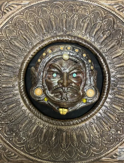 “Ancient Alien” Raku Fired Mask