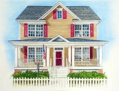 Home Sweet Home, Prismacolor Pencil