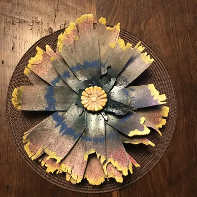 Flower #5 Peach Basket and Corn